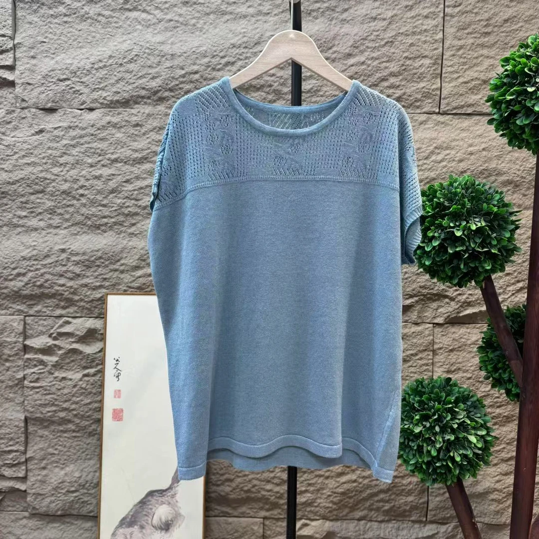 13495简约素简清爽上档次显白气质T恤