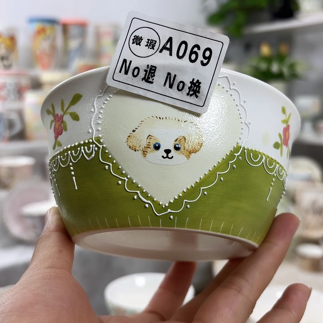 手绘创意高温釉下彩陶瓷