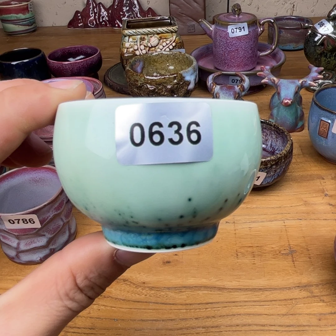 杯子钧瓷窑口自播原矿钧瓷11