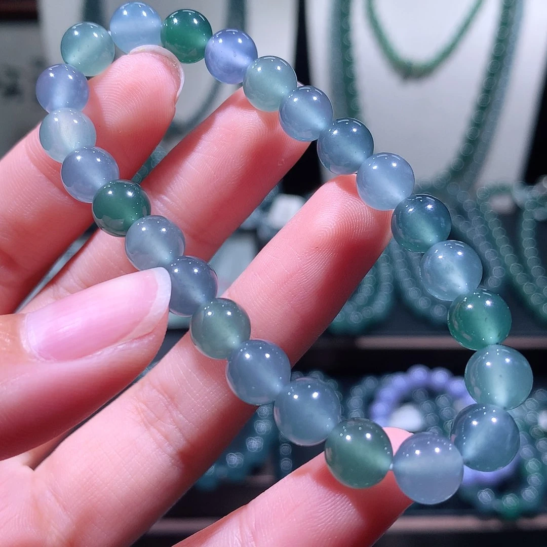 未镶嵌手链翡翠天然a货翡翠手串8