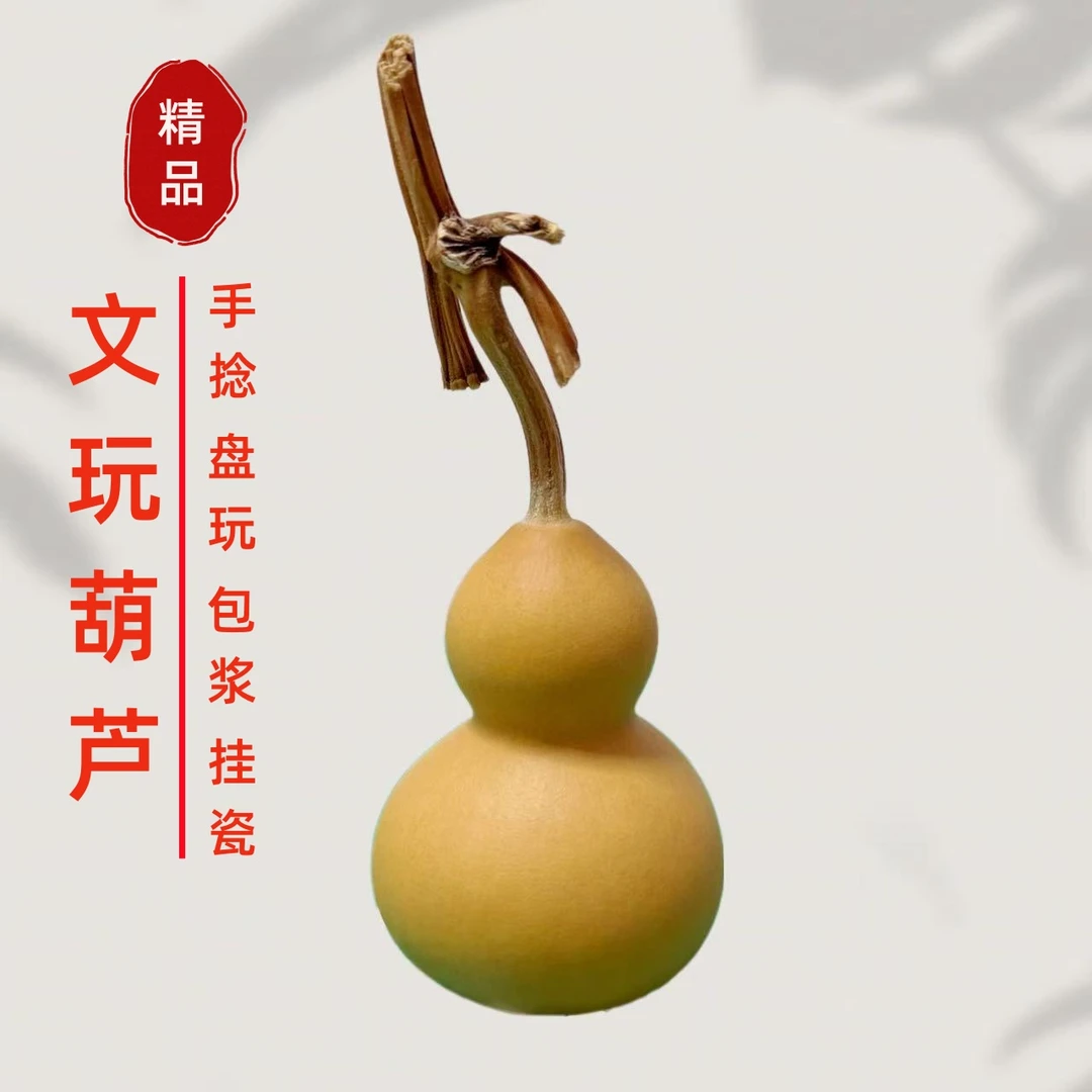 天然带龙头小葫芦手把件可盘玩的文玩福禄葫芦一物一拍2025年