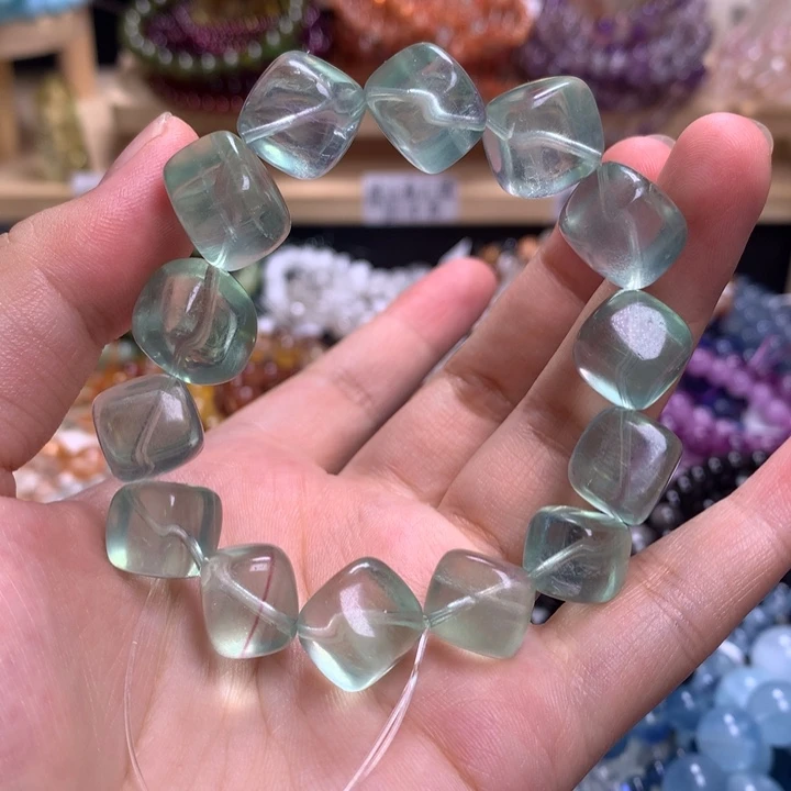未镶嵌手串水晶11➕萤石