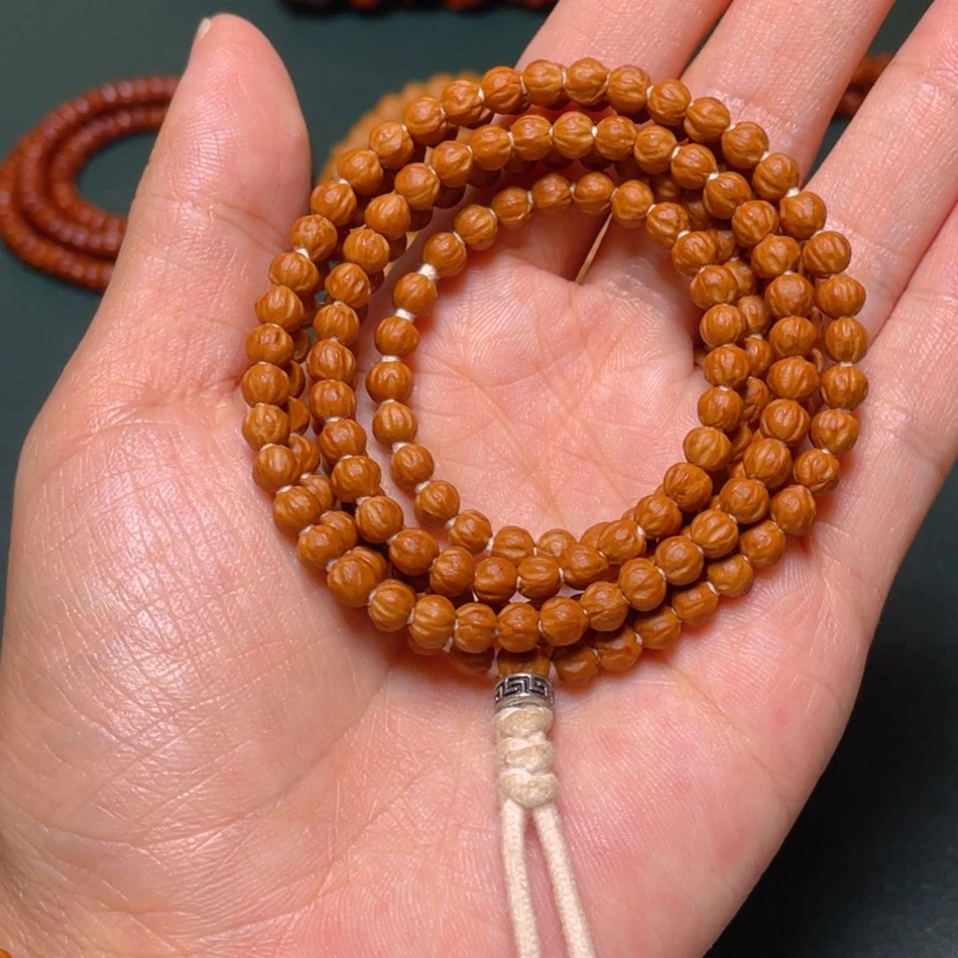 柏香籽/百香籽吊坠莲花金豆