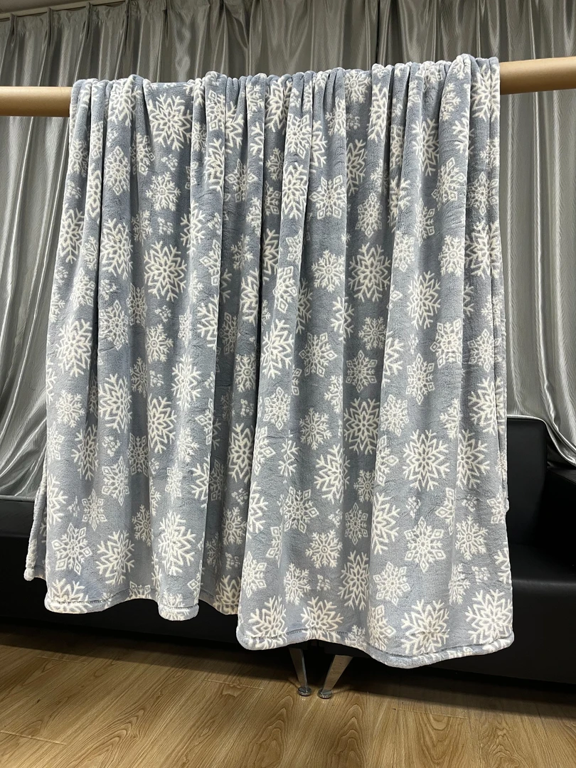 外贸毛毯现货直发 200*230 CM 夏季单层印花毯