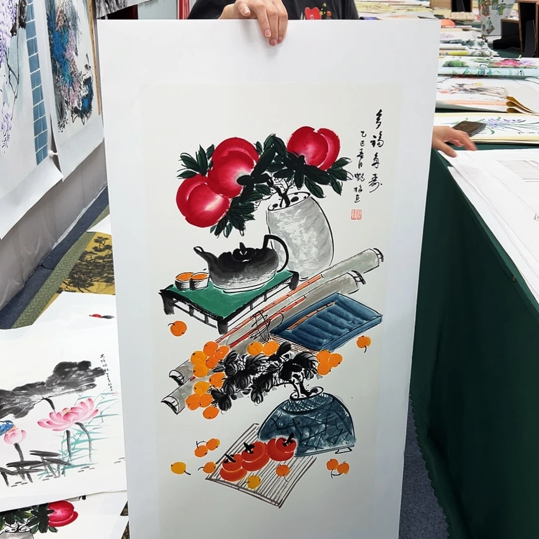 国画宣纸国画纯手绘作品