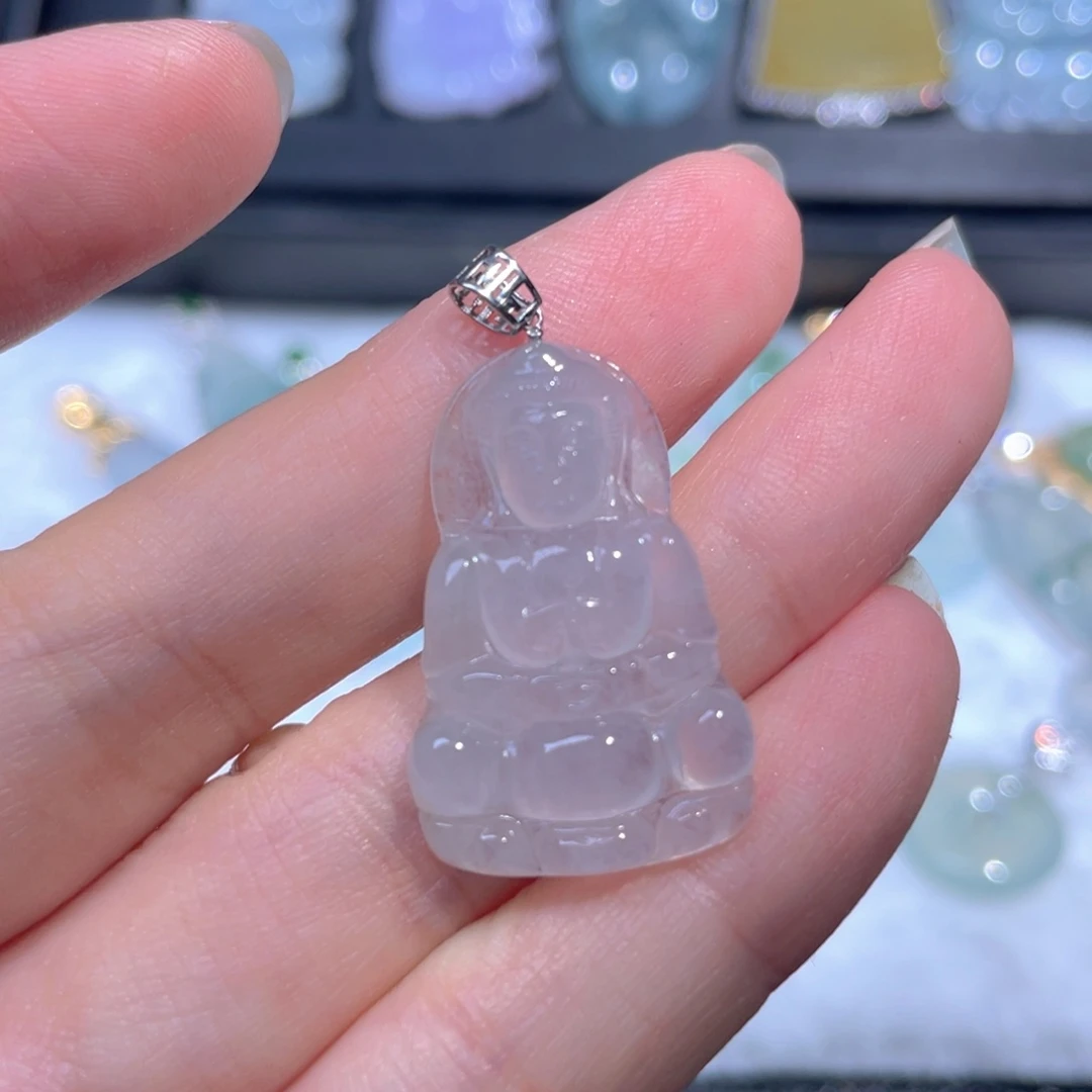翡翠18K金镶嵌颈饰翡翠