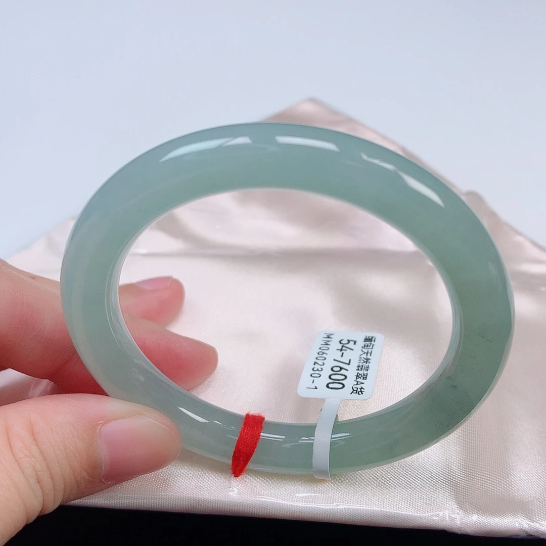 未镶嵌手镯翡翠54圆条