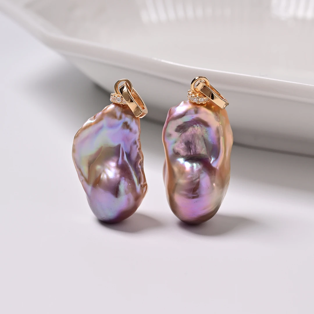 【云上叙】V07814-P-S925银淡水珍珠吊坠-多样性发一件-随型（商城）