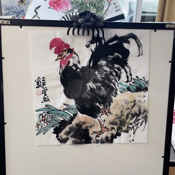 国画张圣敏先生纯手绘作品