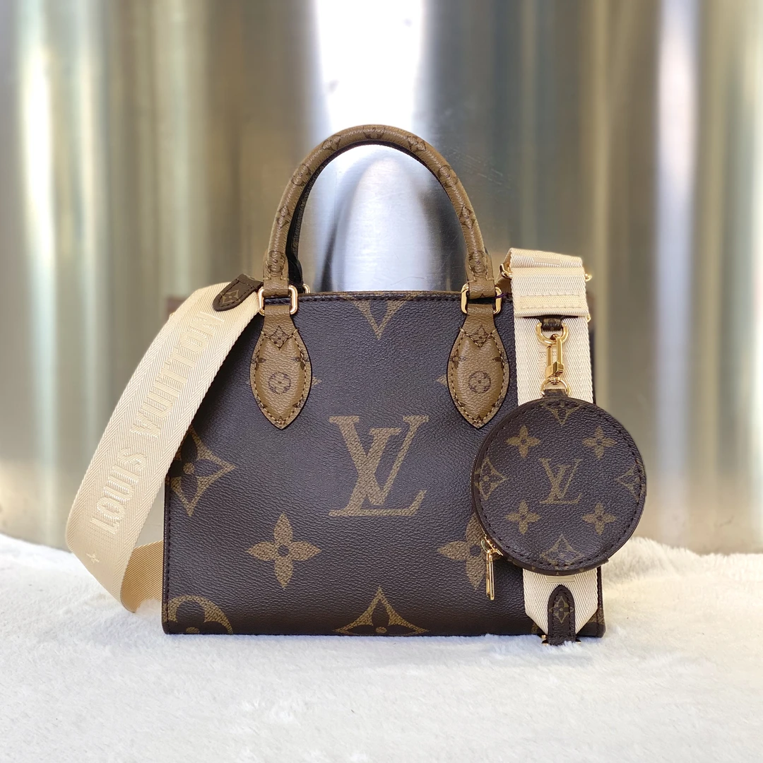 99新 LouisVuitton/路易威登 古有98新LV onthego小号斜挎包1621