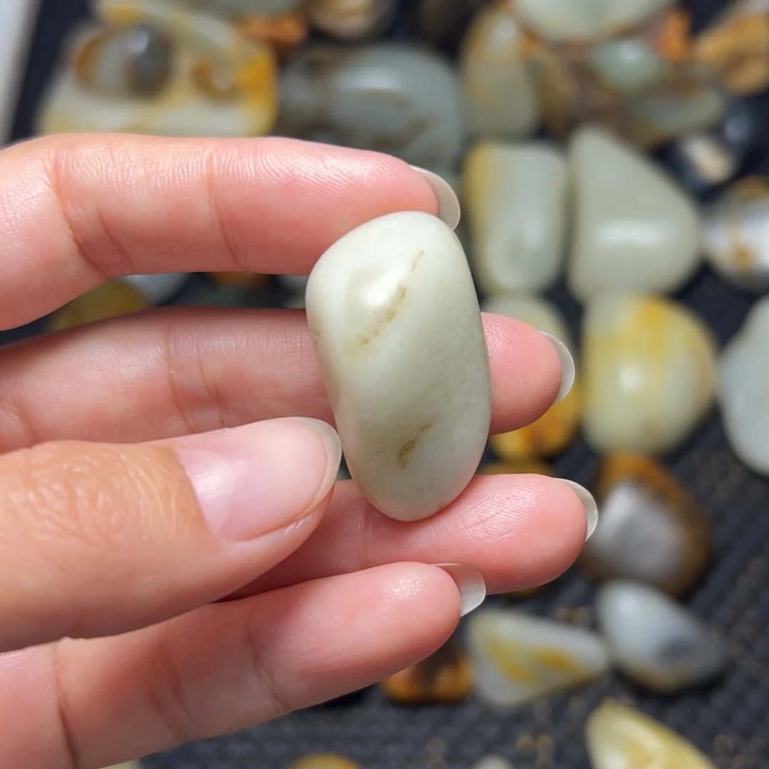 和田玉未镶嵌挂件A61