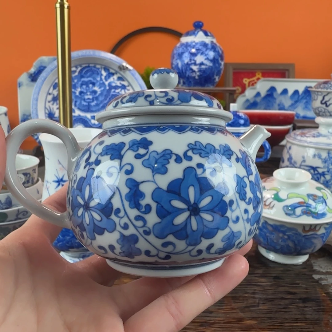 瓷片景德镇手绘青花瓷器054