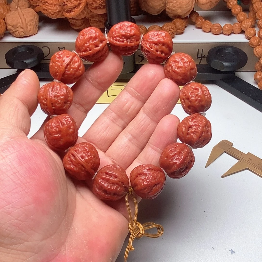 枣木文玩核桃2.1八棱