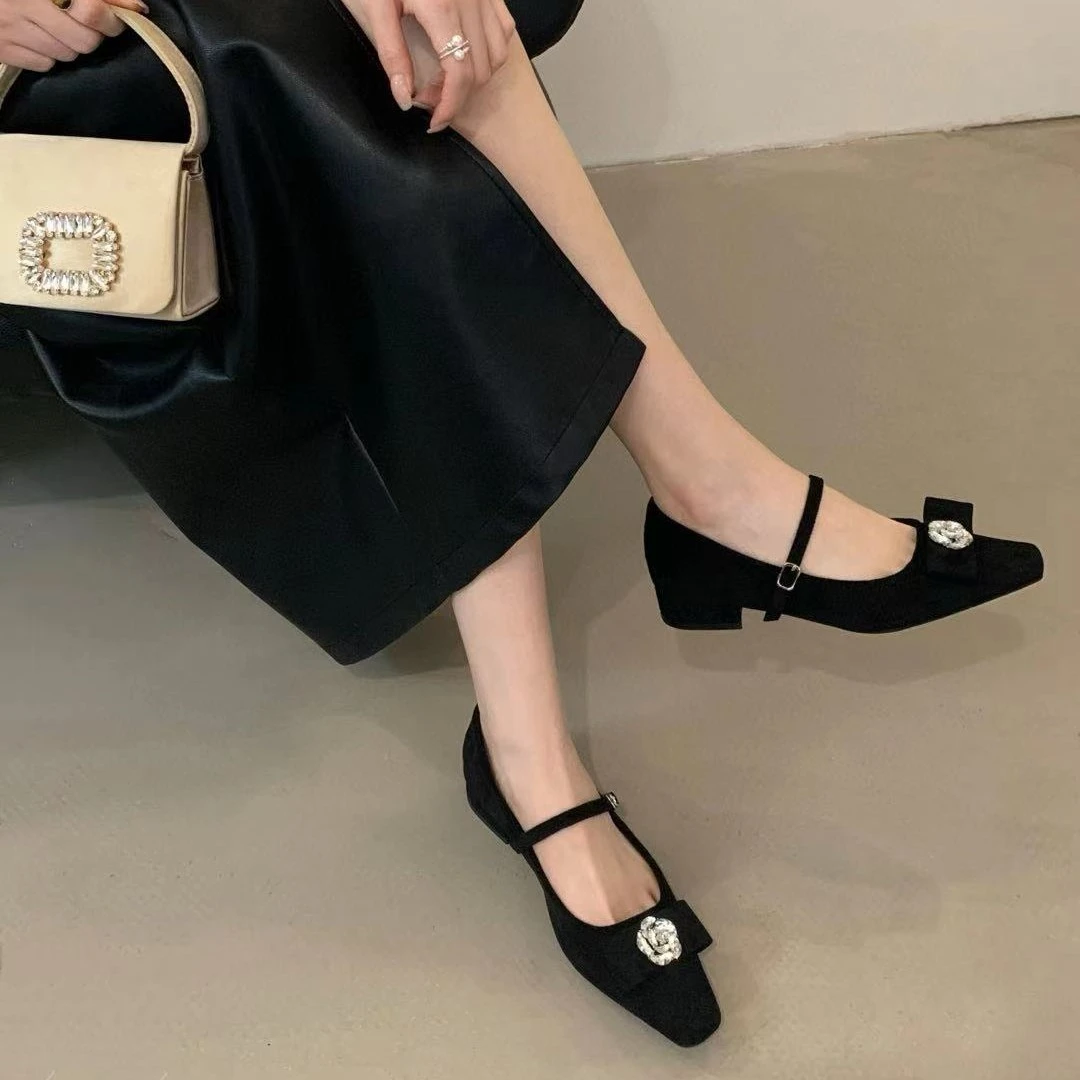 930-3法式气质百搭时尚爆款春季新款日常舒适女鞋单鞋