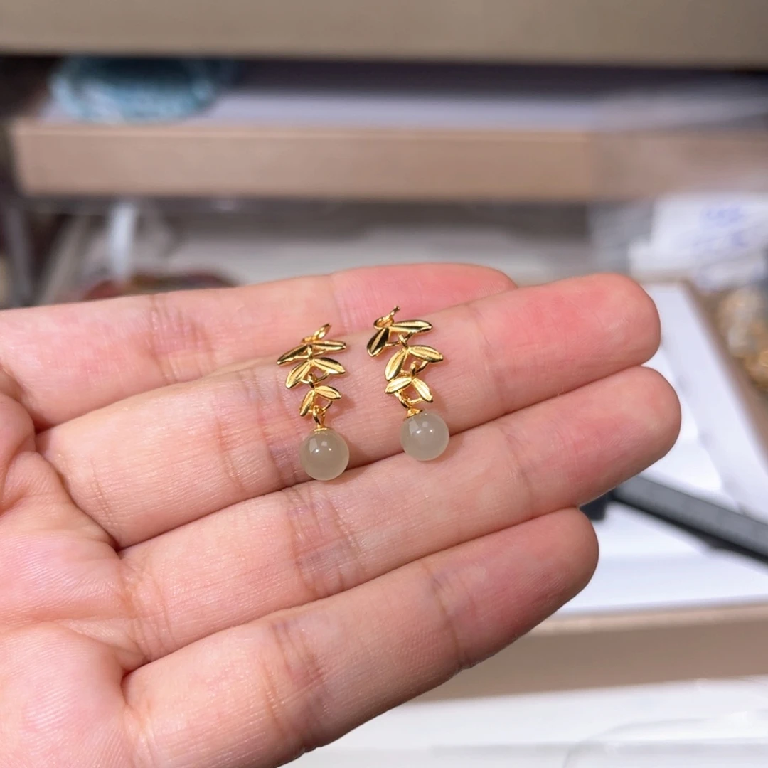 手链银S925镶嵌和田玉和田玉021