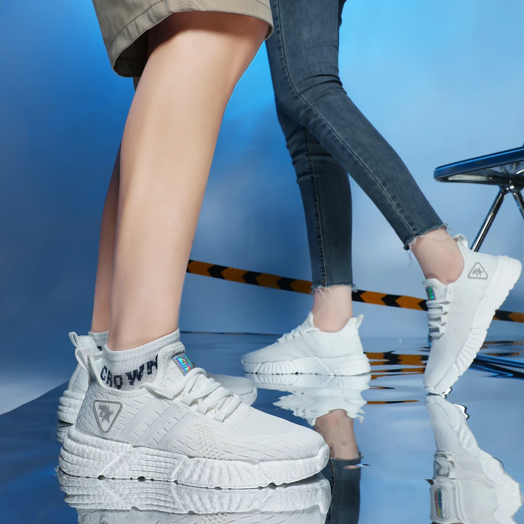 运动风夏季女鞋透气潮流运动鞋网面时尚休闲鞋3511