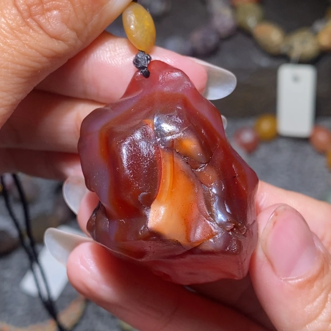 未镶嵌玛瑙/玉髓珠宝半成品