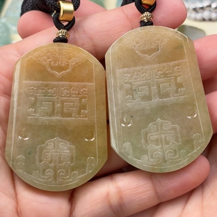 颈饰未镶嵌翡翠天然翡翠a货