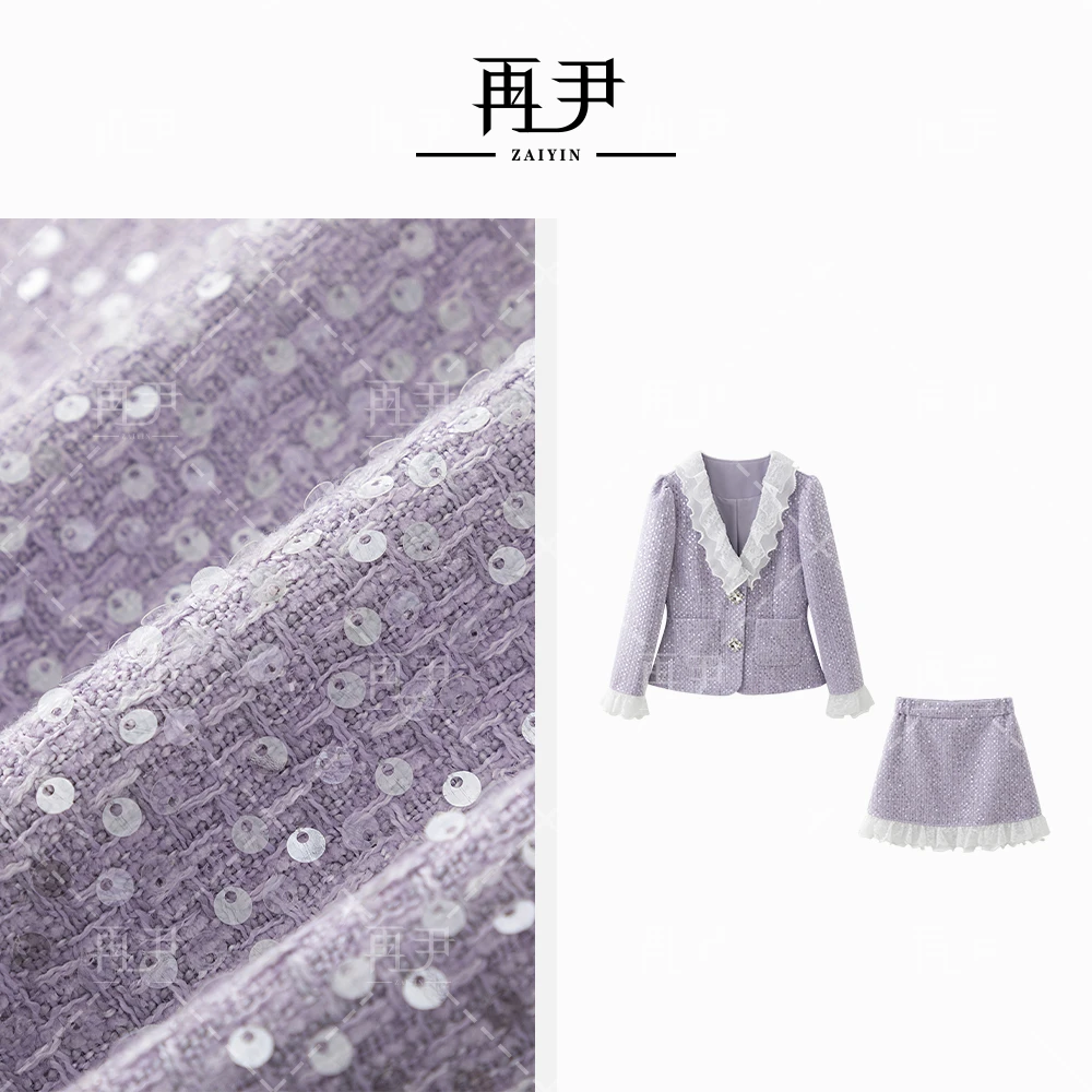 【月下美人】小众设计师定制时尚气质春季百搭女套装GY25CT020002