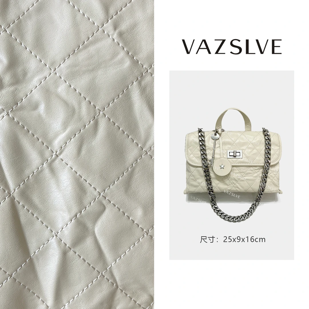 ZT-D7150-游牧白 春季新款韩版斜跨轻奢腋下女包