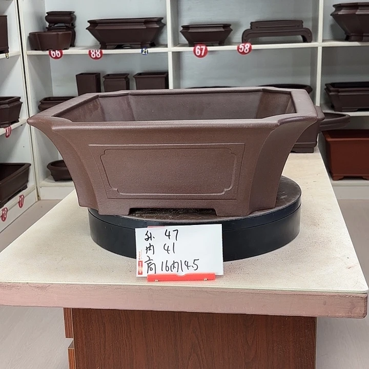 花盆紫砂四方形山大