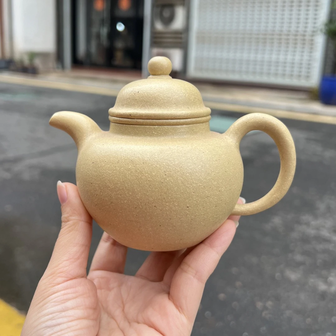 纯手工·掇球·紫砂壶雅器 容量240cc/本山绿泥