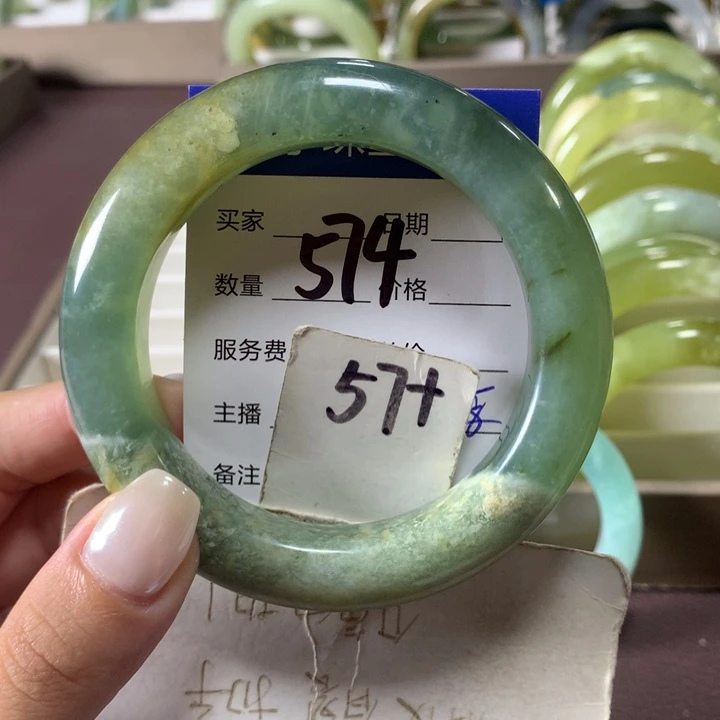未镶嵌蛇纹石玉手镯574