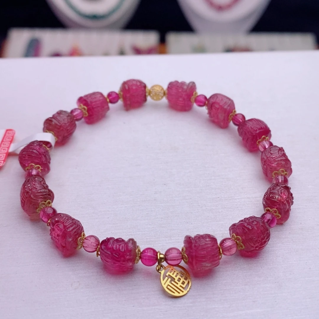 18K金镶嵌手链碧玺碧玺A手链