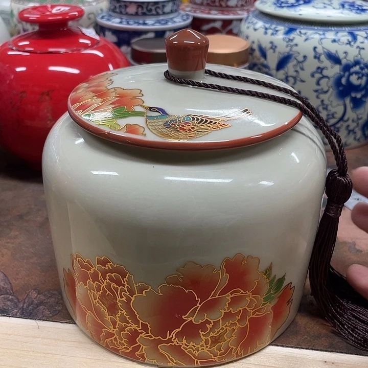 陶瓷罐茶叶罐密封罐储物罐