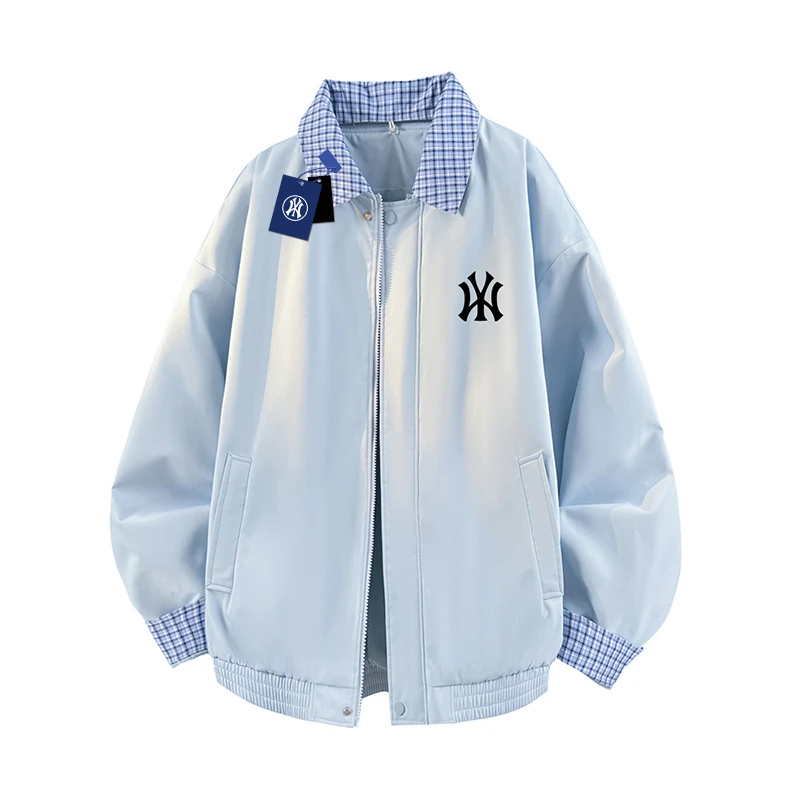 DeweLvum潮牌时尚美式舒适休闲夹克男潮运动百搭宽松外套上衣男装