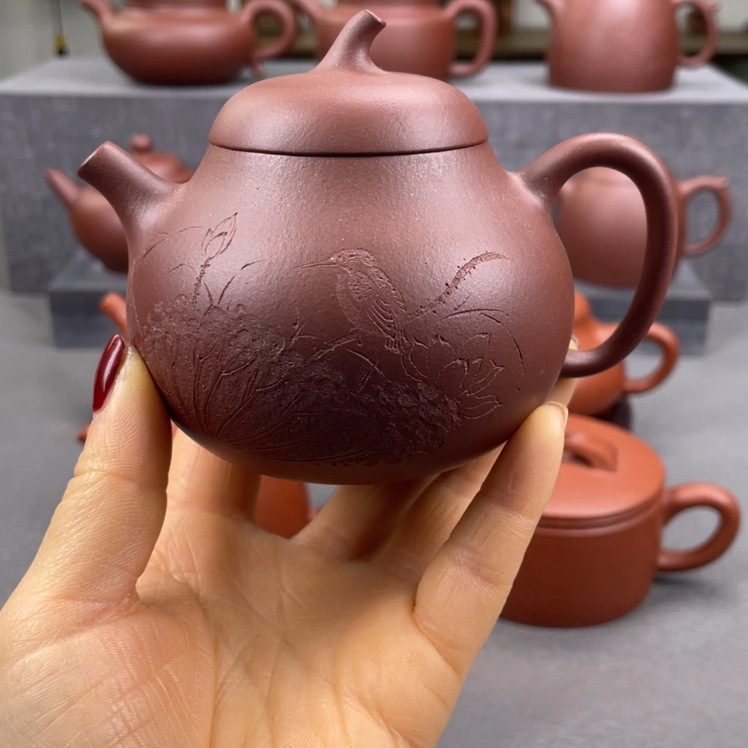 紫砂茶壶紫砂壶220毫升