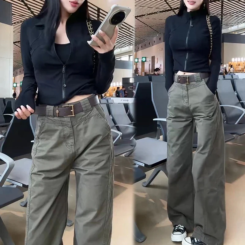 韩版时尚立领卫衣外套女2025早秋新款小个子穿搭短款拉链开衫上衣