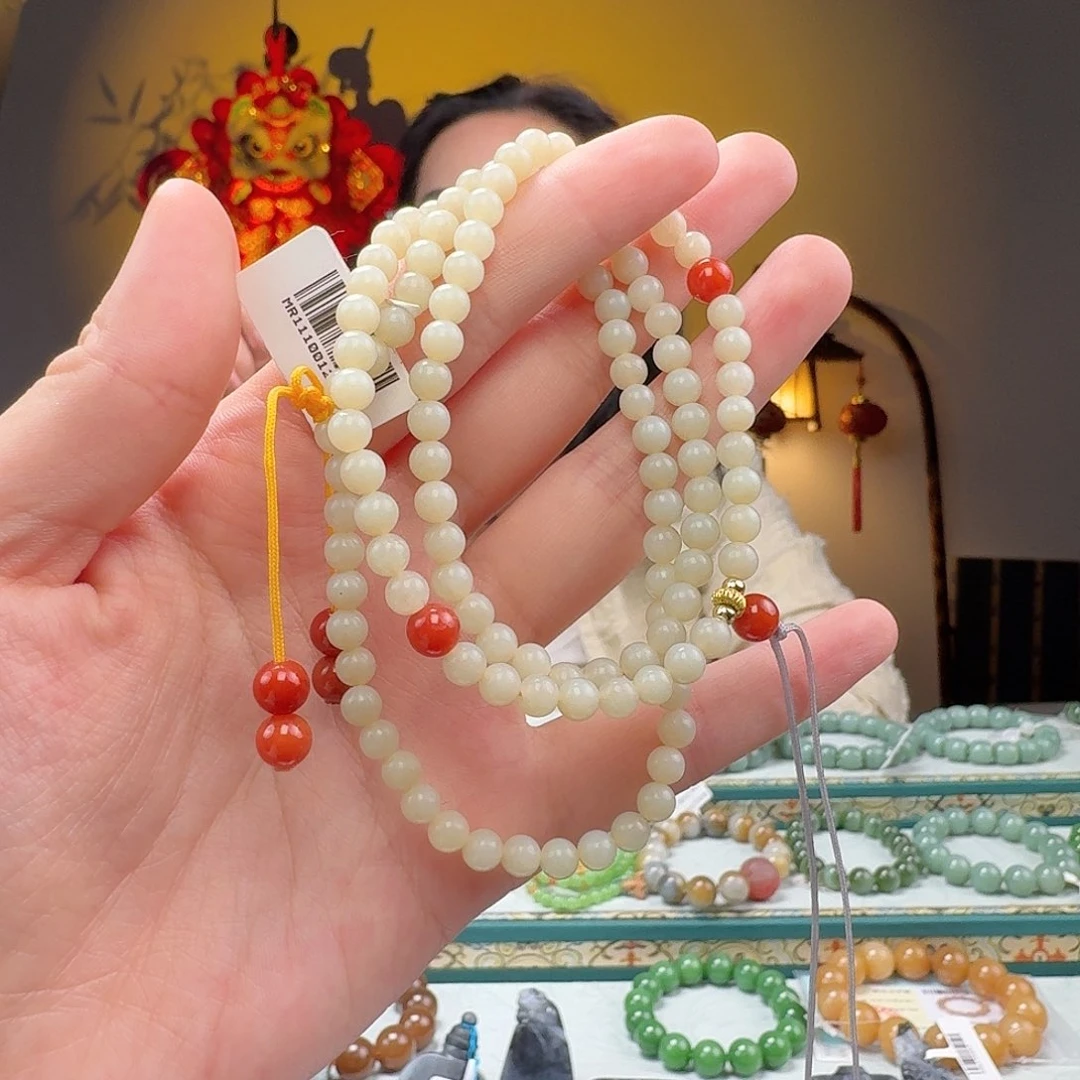 和田玉手串未镶嵌