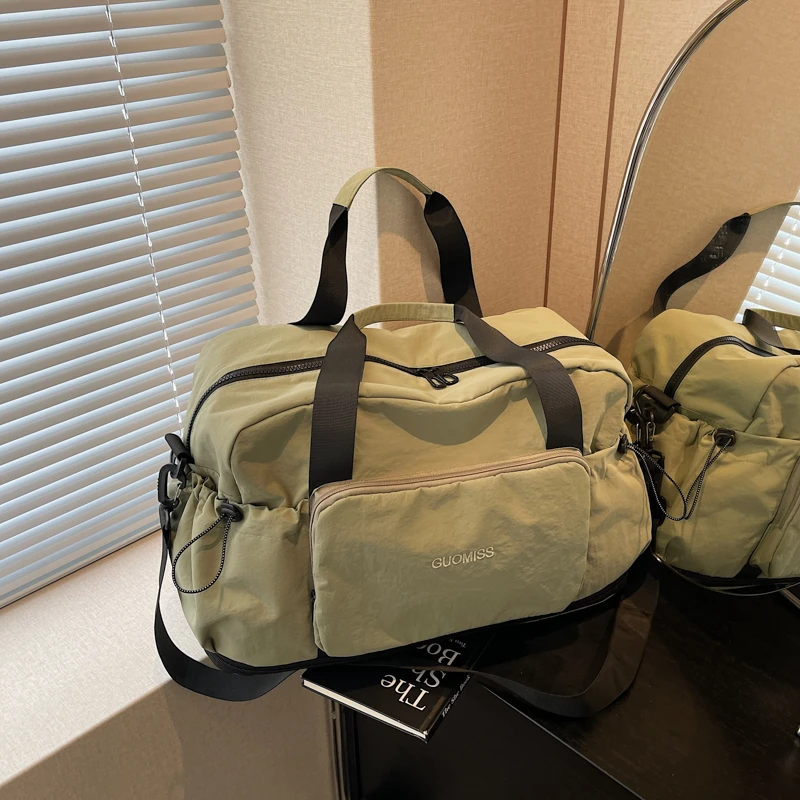 大容量折叠短途旅行包女干湿分离运动健身包旅游收纳行李手提包男