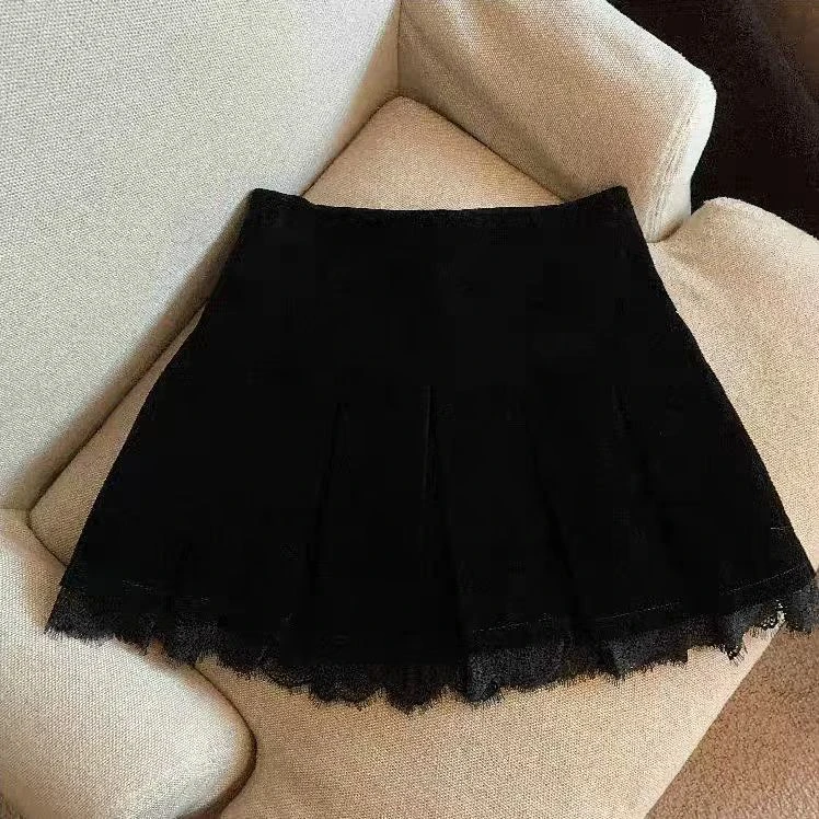 【锦衣服饰】8062丝绒半身短裙