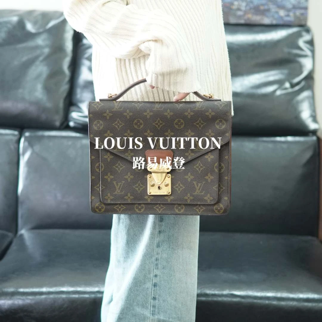 95新 LouisVuitton/路易威登 蒙梭邮差包(小)
