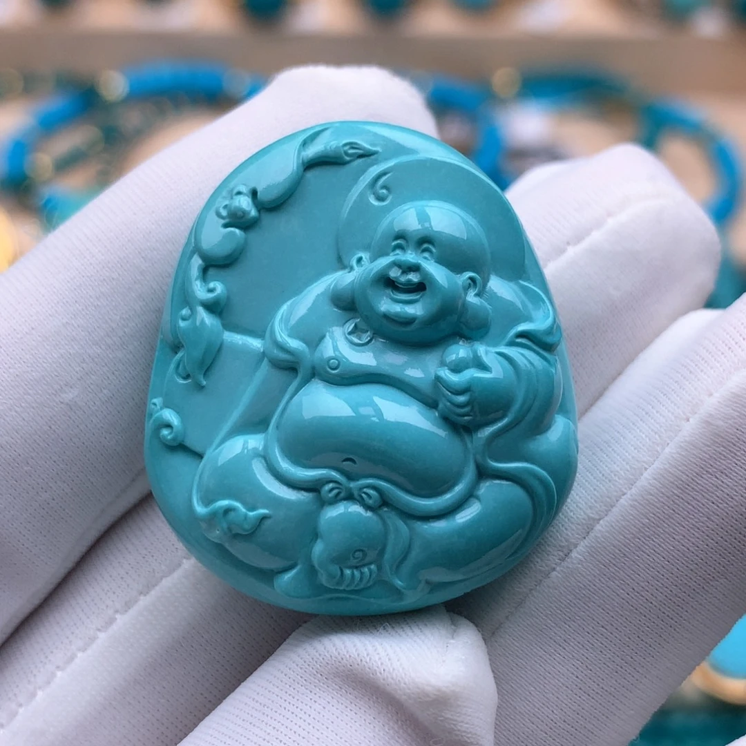 未镶嵌绿松石珠宝奇石