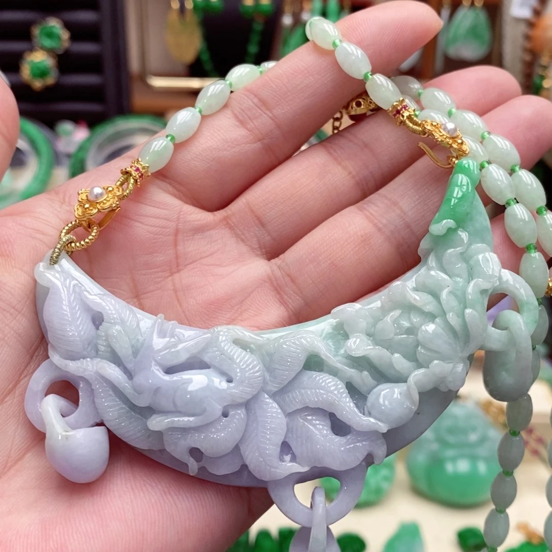 颈饰未镶嵌翡翠翡翠吊坠