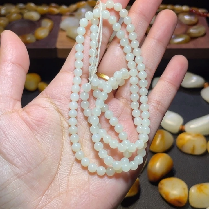 和田玉未镶嵌手链