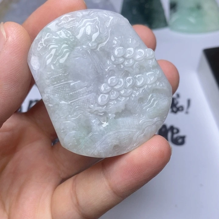 颈饰未镶嵌翡翠翡翠