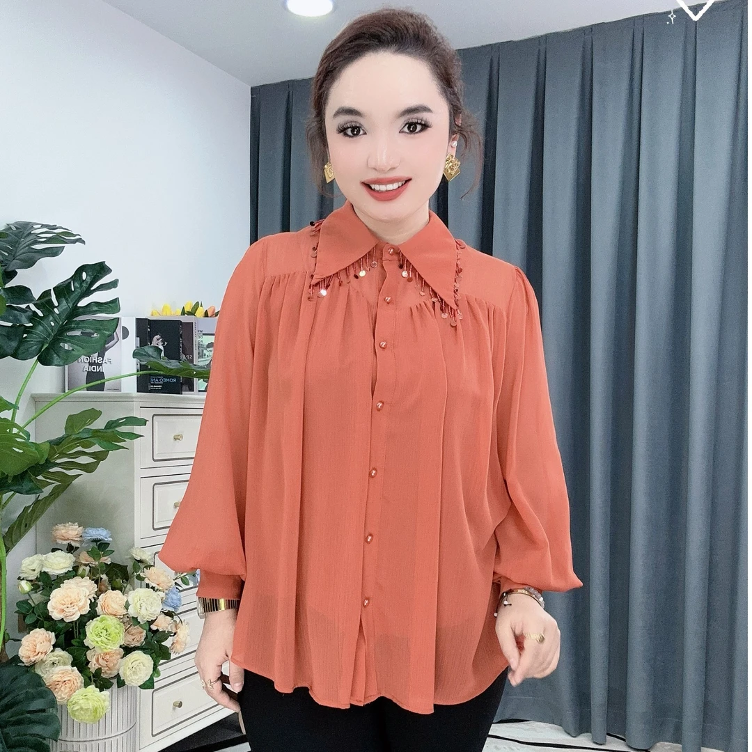 时尚休闲百搭女士宽松2501款上衣
