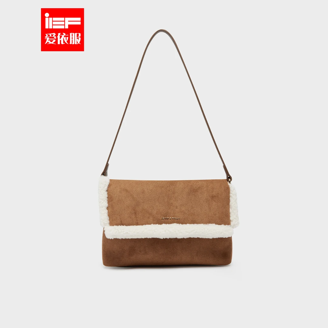 IEF/爱依服2025冬季新款美式潮酷辣妹时尚拼接设计百搭腋下包