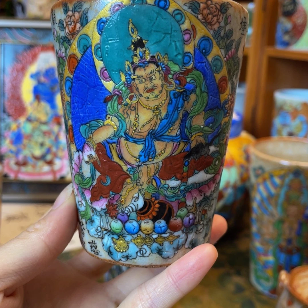 冰***～手绘作品欣赏杯杯
