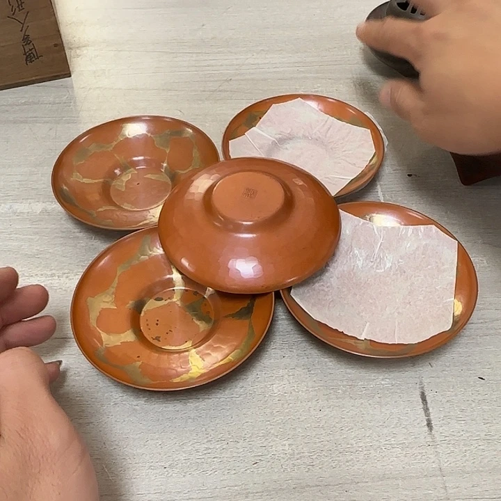 瓷片茶道具工艺品