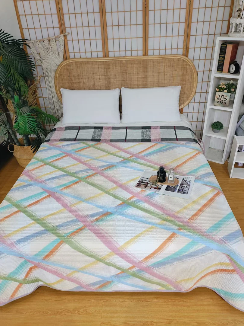 四季款双面可用单床盖200*230微瑕～M905