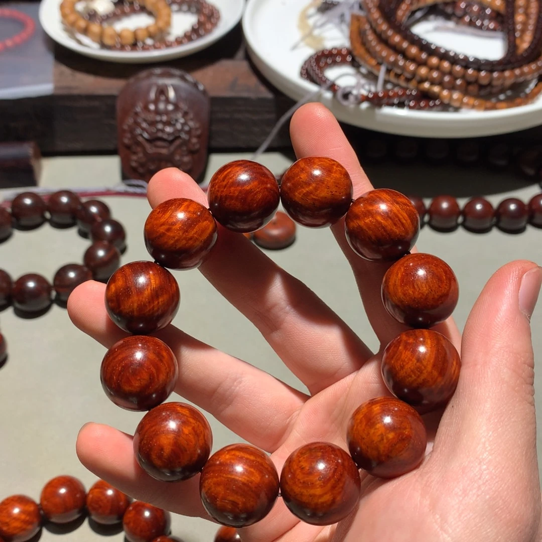 手串/手链小叶紫檀琴料2.0满水波金星