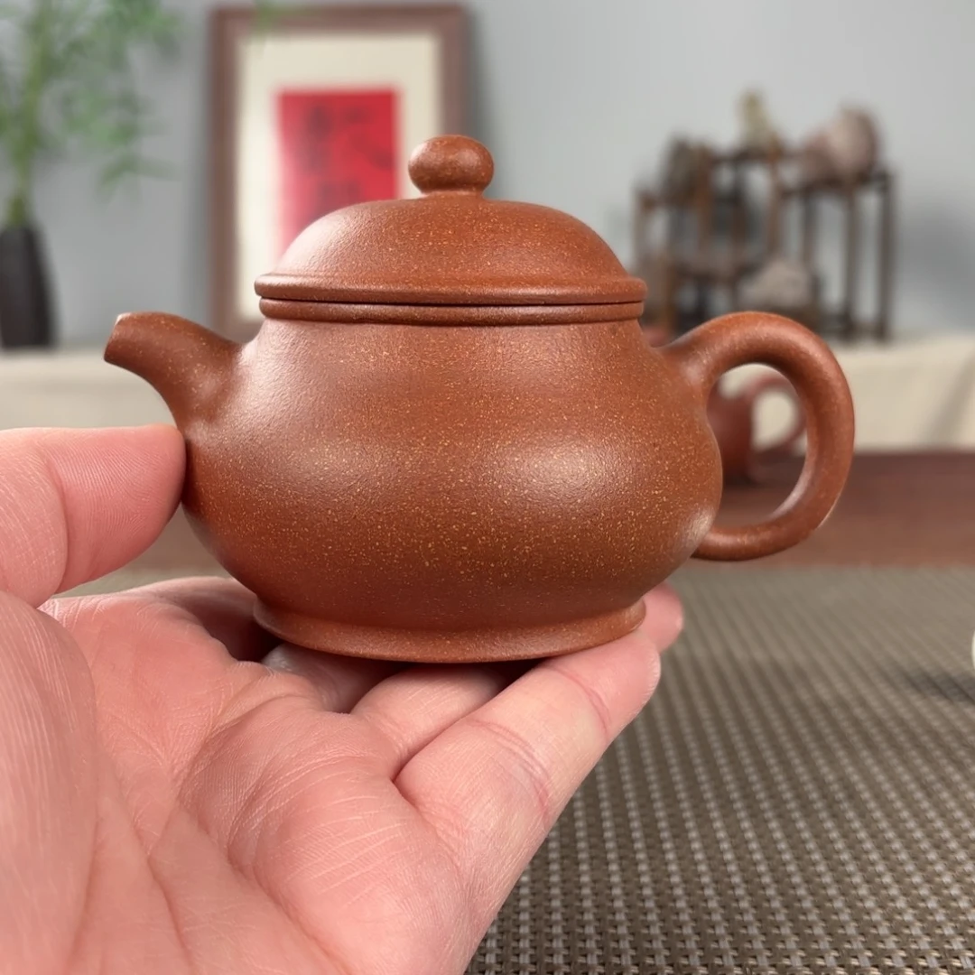 紫砂茶壶微瑕黄龙山原矿紫砂壶