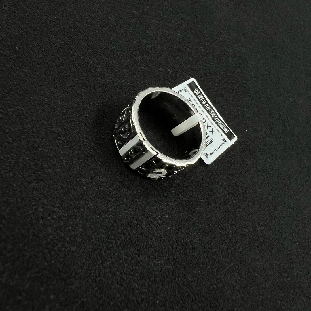 95新 DIOR/迪奥 t2 中古浮雕logo戒指 尺码如图/95新/03492
