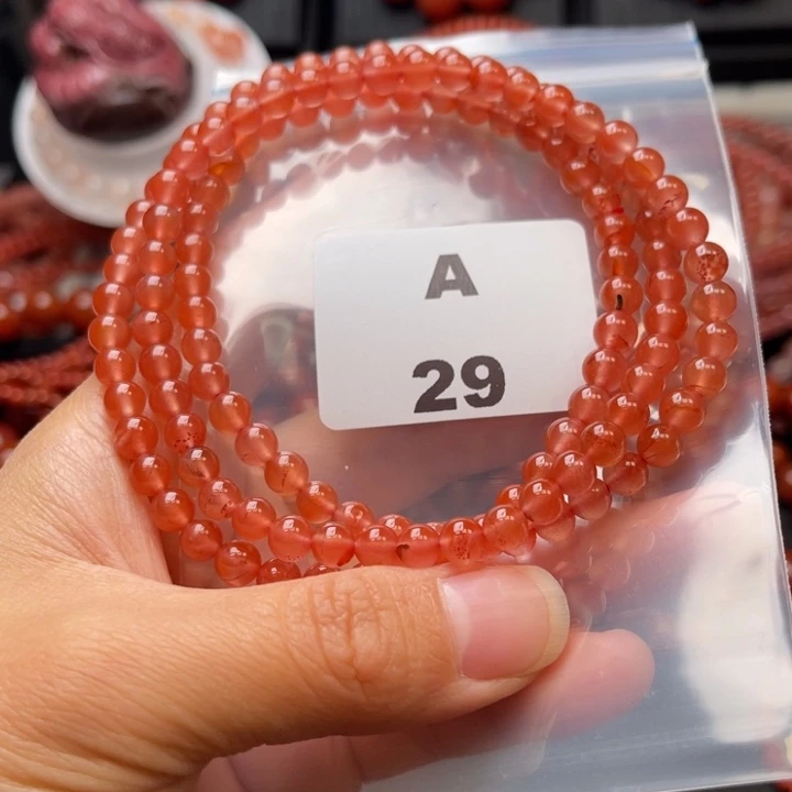 南红玛瑙未镶嵌多样性发货默认微瑕5mm