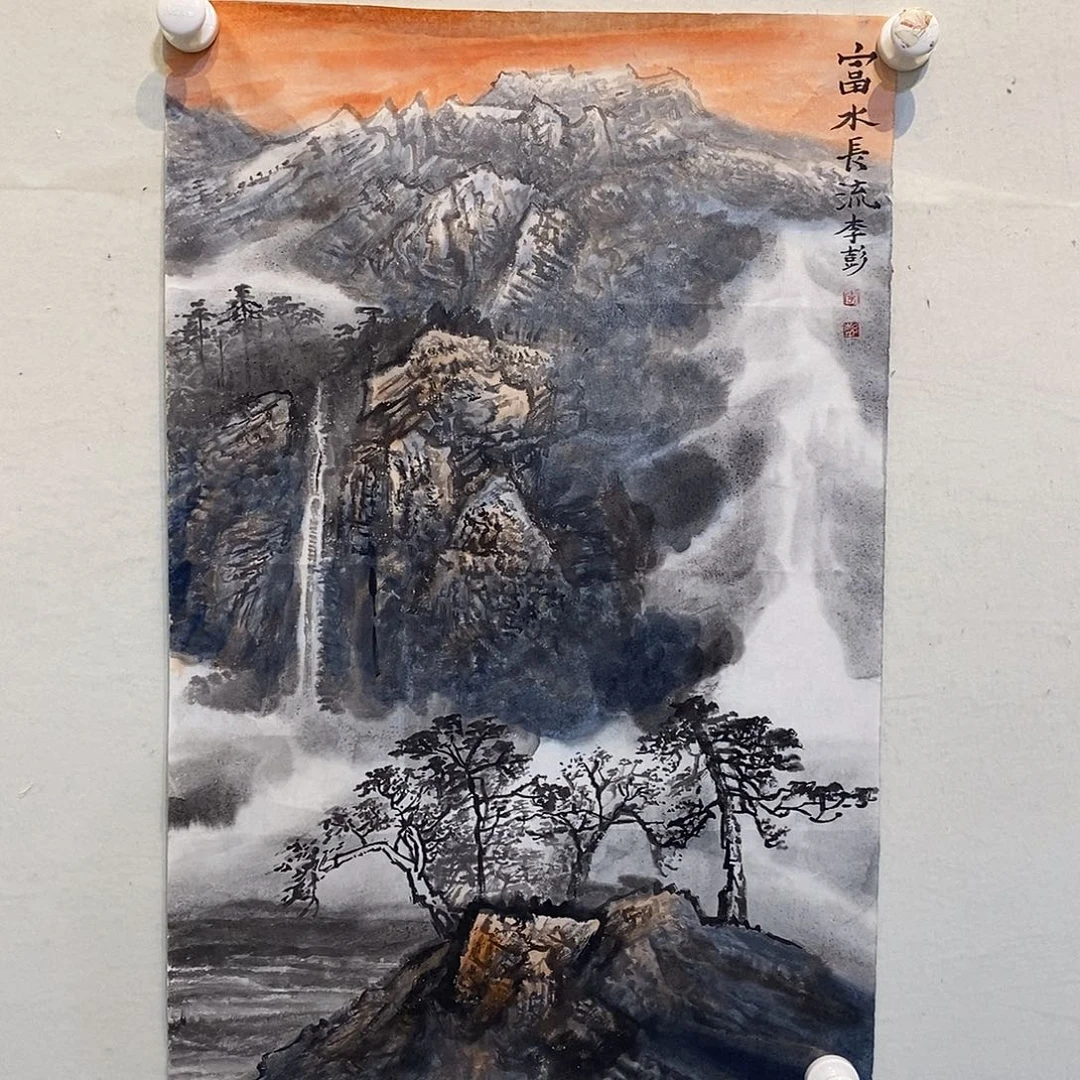 李彭老师国画作品